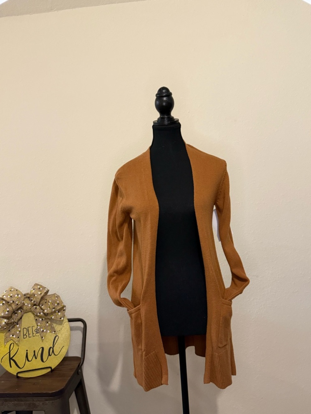 Old Navy Open-Front Cardigan Sweater - Rust Brown
